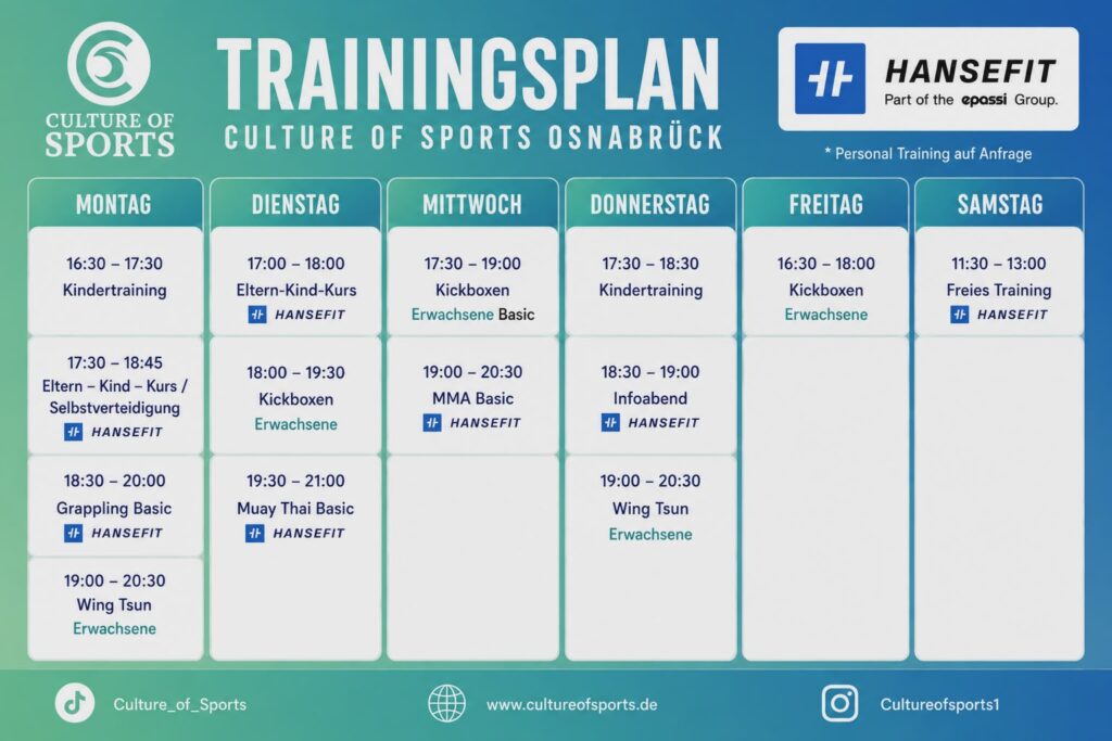 Trainingsplan neu